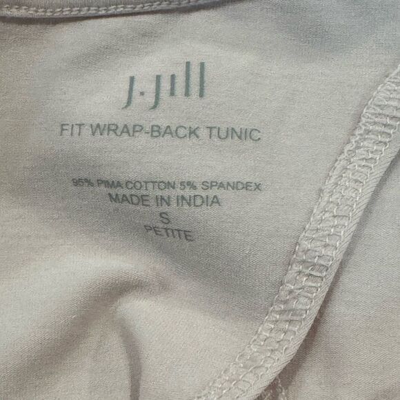 J Jill Fit Wrap Back Tunic EUC Small Light Rosy Pink - Picture 6 of 7